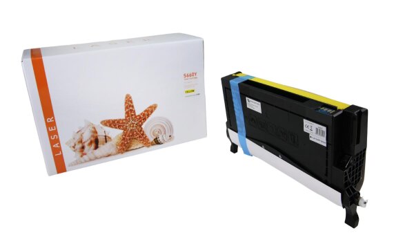 TONCLP660Y Alternativ Toner Yellow für Samsung  / CLPY 660 B/ELSK / 5.000 Seiten