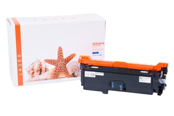 TONCE401A Alternativ Toner Cyan für HP / CE401A / 507A / 6.000 Seiten