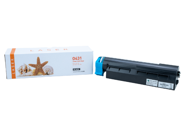 TONB431 Alternativ Toner Black für OKI / 44917602 / 12.000 Seiten