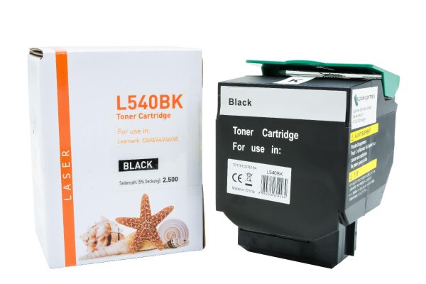 TONC540 Alternativ Toner Black für Lexmark  / C540 / 44 / 46 / 48 / 2.500 Seiten