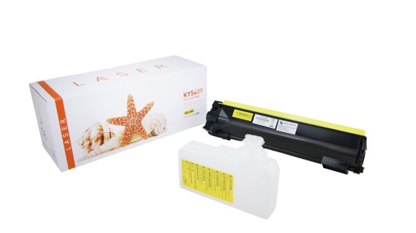 TONTK540Y Alternativ Toner Yellow für Kyocera  / TK540Y / 4.000 Seiten