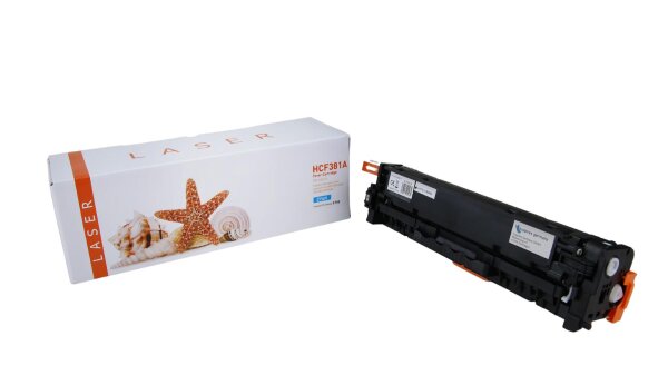 TONCF381A Alternativ Toner Cyan für HP / CF381A / 312A / 2.700 Seiten