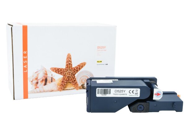 TONDELLE525Y Alternativ Toner Yellow für Dell / MWR7R / 1.400 Seiten