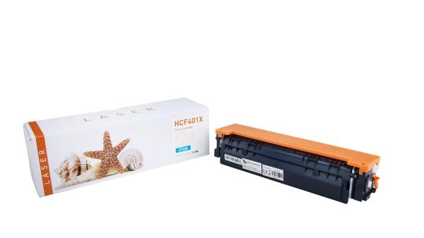 TONCF401X Alternativ Toner Cyan für HP / CF401XC / 2.300 Seiten