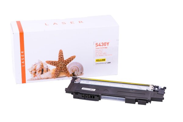 TONSLC430Y Alternativ Toner Yellow für Samsung  / CLTY 404 S/ELS / 1.000 Seiten