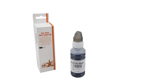 T6641BK Eco Tank Nachfüllflasche Black für Epson / T6641BK / 70ml