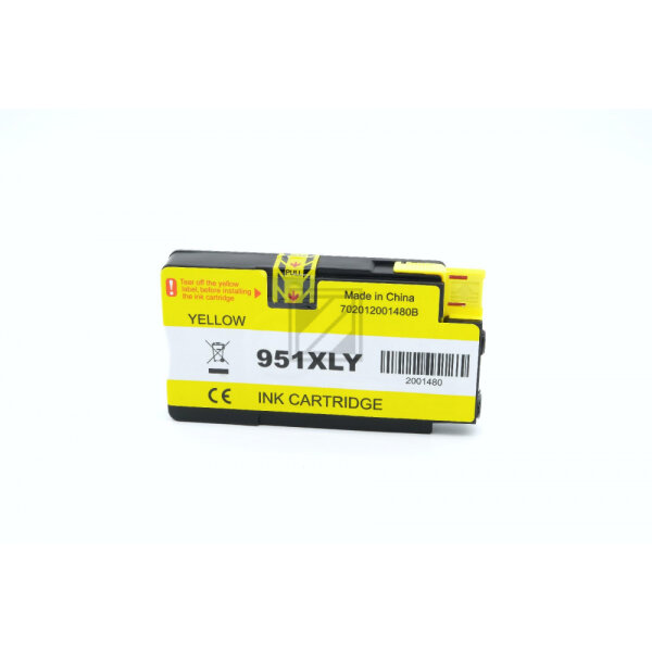 BULK 951XLY Alternativ Tinte Yellow für HP / CN048AE / 26ml