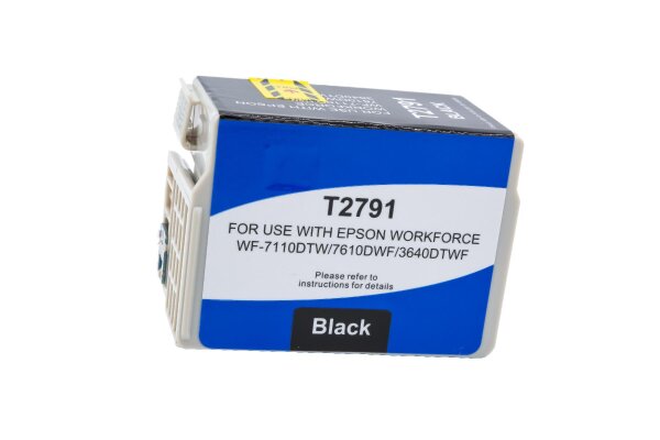 BULK T2791 Alternativ Tinte Black für Epson / C13T27914010 / 34ml