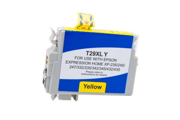 BULK T29XLY Alternativ Tinte Yellow für Epson / C13T29944010 / 9,6ml