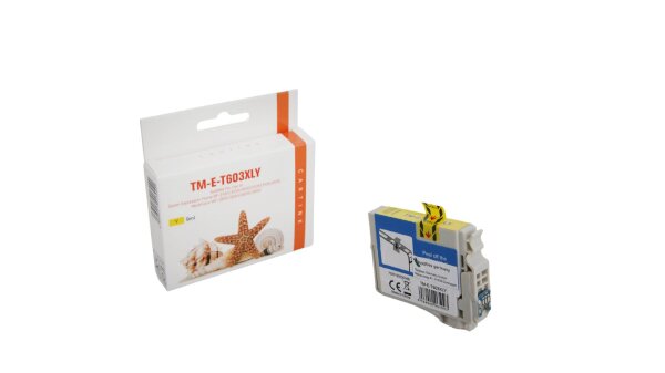 T603XLY Alternativ Seestern Tinte Yellow für Ep / C13T03A44010 / 9ml / 350 Seiten