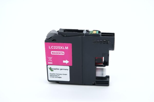 BULK LC225XLM Alternativ Tinte Magenta für Brother / LC225XLM / 11ml