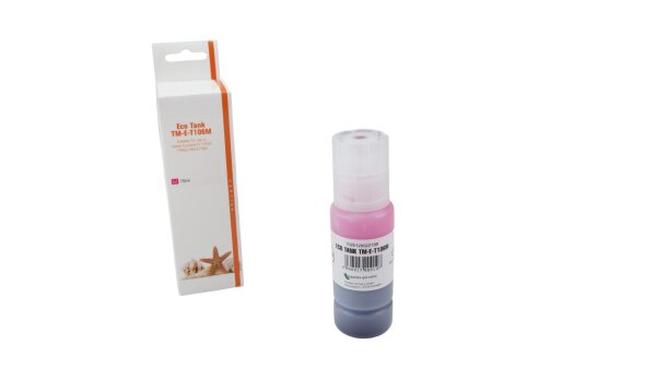 T106M Eco Tank Nachfüllflasche Magenta für Epson / C13T00R340 / 70ml