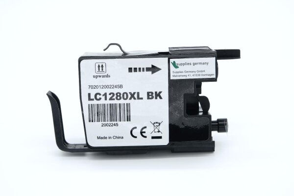 BULK LC1280XLBK Alternativ Tinte Black für Brother / LC1280XLBK / 73ml