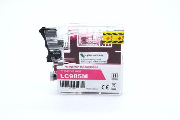 BULK LC985M Alternativ Tinte Magenta für / LC985M / 19ml