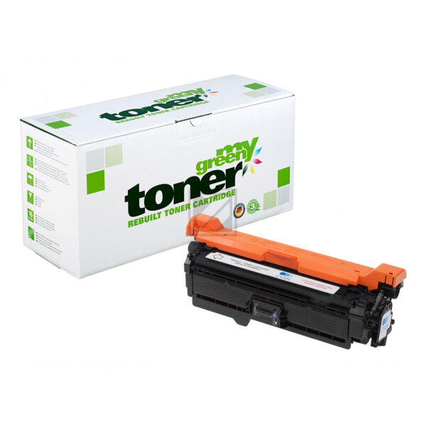 my green toner Toner-Kartusche cyan (131257) ersetzt 504A, 723