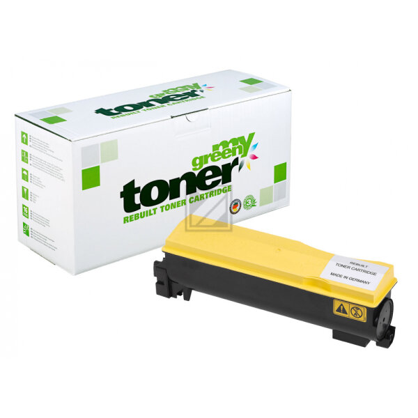 my green toner Toner-Kit gelb (150654) ersetzt TK-570Y