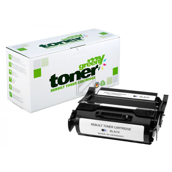 my green toner Toner-Kartusche schwarz HC (161186) ersetzt X651H21E, T650H21E, Y902R