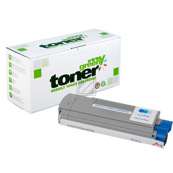 my green toner Toner-Kit cyan HC (180354) ersetzt 43324423