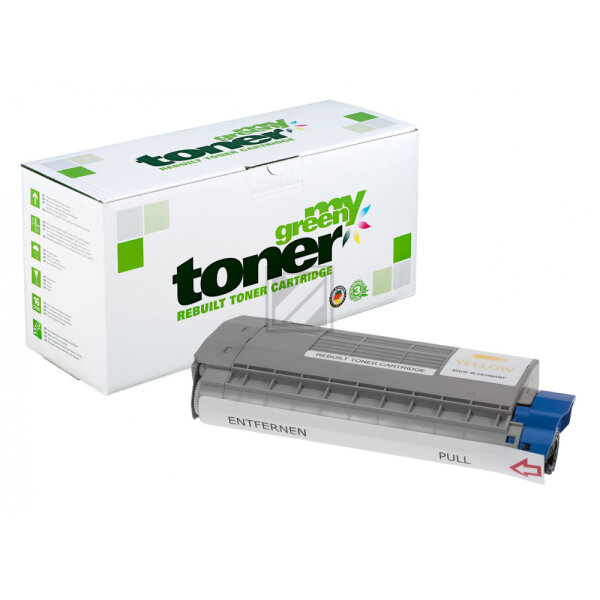 my green toner Toner-Kit gelb (180767) ersetzt 44318605