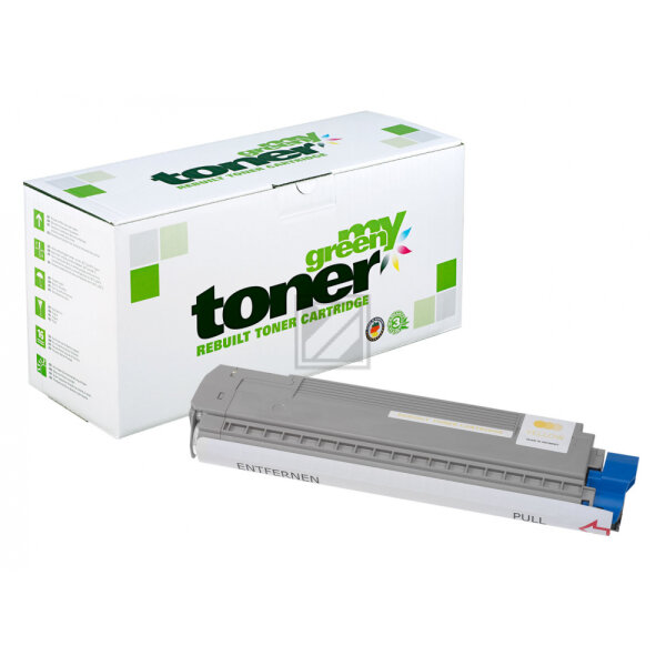 my green toner Toner-Kit gelb (181153) ersetzt 44059209