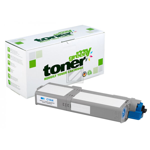 my green toner Toner-Kit cyan HC (182198) ersetzt 46490607