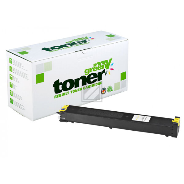 my green toner Toner-Kit gelb (210150) ersetzt MX-31GTYA