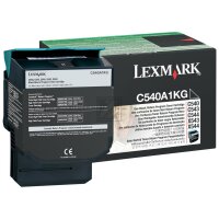 Lexmark Toner-Kartusche Prebate schwarz (C540A1KG)