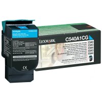 Lexmark Toner-Kartusche Prebate cyan (C540A1CG)