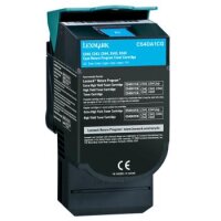 Lexmark Toner-Kartusche Prebate cyan (C540A1CG)