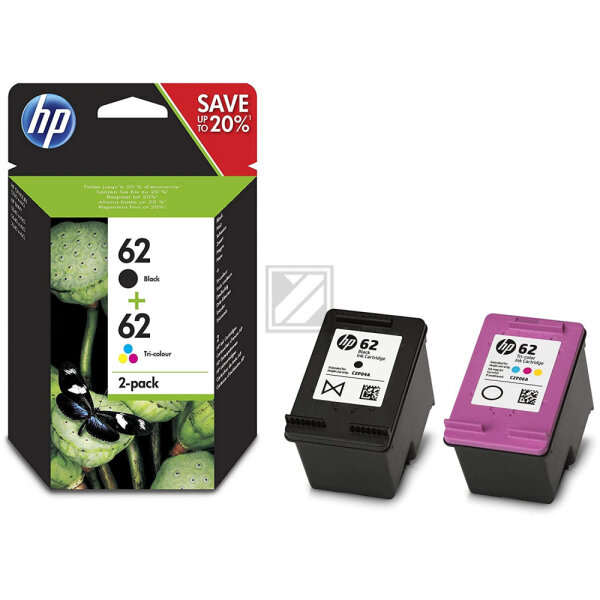 HP Tintendruckkopf cyan/magenta/gelb, schwarz (N9J71AE, 62)