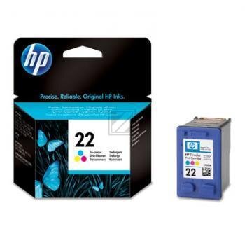 HP Tintendruckkopf cyan/magenta/gelb (C9352AE, 22)