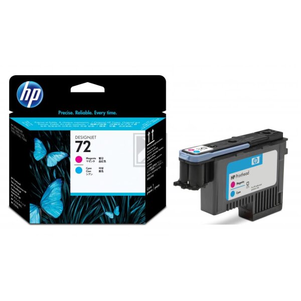 HP Tintendruckkopf magenta/cyan (C9383A, 72)