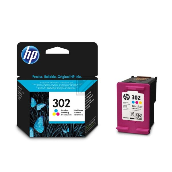 HP Tintendruckkopf cyan/magenta/gelb (F6U65AE, 302)