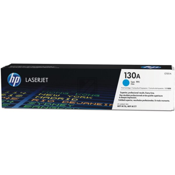 HP Toner-Kartusche cyan (CF351A, 130A)