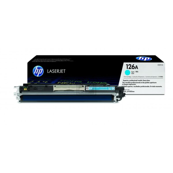 HP Toner-Kartusche cyan (CE311A, 126A)