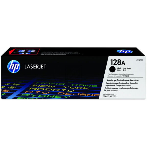 HP Toner-Kartusche schwarz (CE320A, 128A)