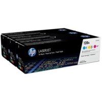 HP Toner-Kartusche gelb, magenta, cyan (CF371AM, 128A)