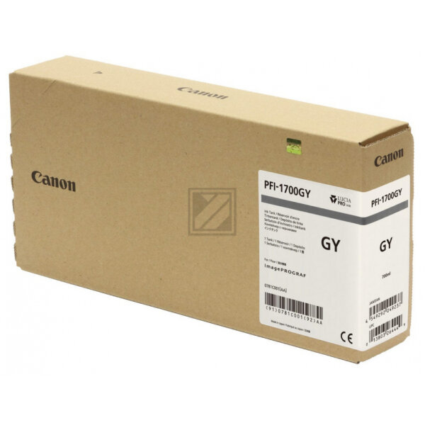 Canon Tintenpatrone grau (0781C001, PFI-1700G)