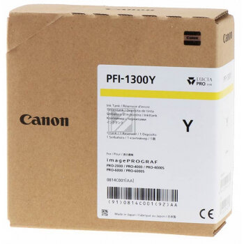 Canon Tintenpatrone gelb (0814C001, PFI-1300Y)