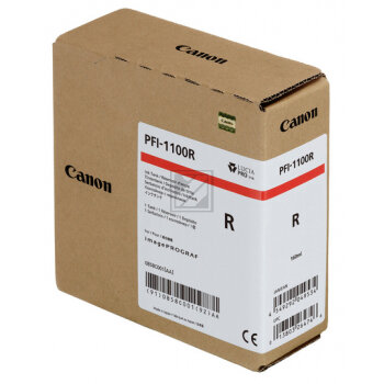 Canon Tintenpatrone rot (0858C001, PFI-1100R)