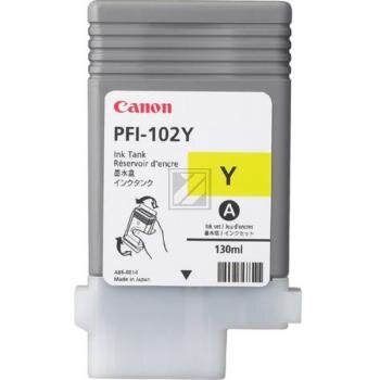 Canon Tintenpatrone gelb (0898B001, PFI-102Y)