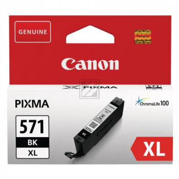 Canon Tintenpatrone schwarz HC (0331C001, CLI-571XLBK)