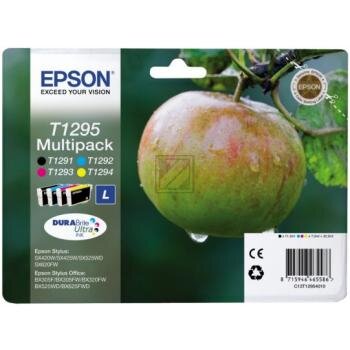 Epson Tintenpatrone gelb, magenta, schwarz, cyan SC (C13T12954010, T1295)