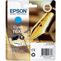 Epson Tintenpatrone cyan HC (C13T16324010, T1632)