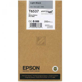 Epson Tintenpatrone schwarz light (C13T653700, T6537)