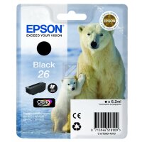 Epson Tintenpatrone schwarz SC (C13T26014010, T2601)