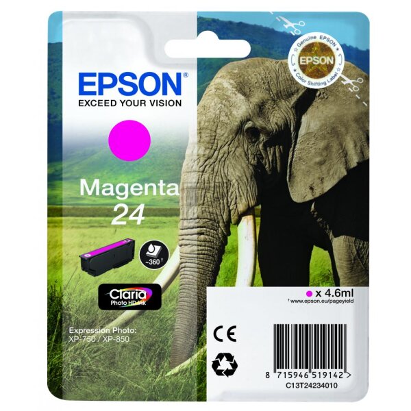 Epson Tintenpatrone magenta (C13T24234010, T2423)