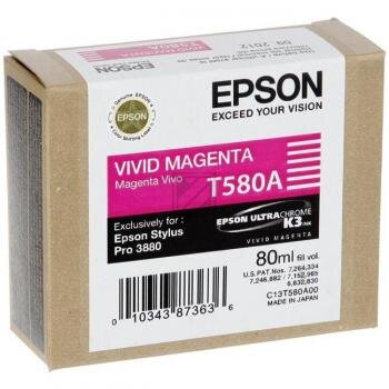 Epson Tintenpatrone magenta (C13T580A00, T580A)