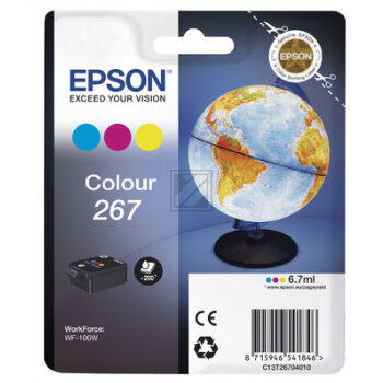 Epson Tintenpatrone cyan/magenta/gelb (C13T26704010, T2670)