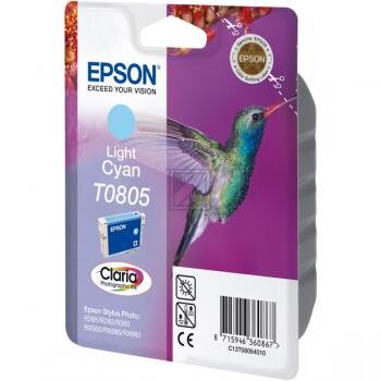 Epson Tintenpatrone cyan light (C13T08054011, T0805)